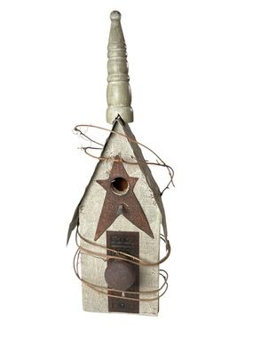Honey And Me Cottage Garden Decorative Doorknob Décor Birdhouse